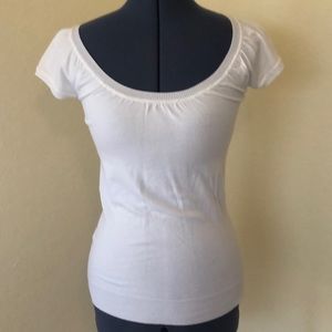 Charlotte Russe scoop neck cap sleeve sweater